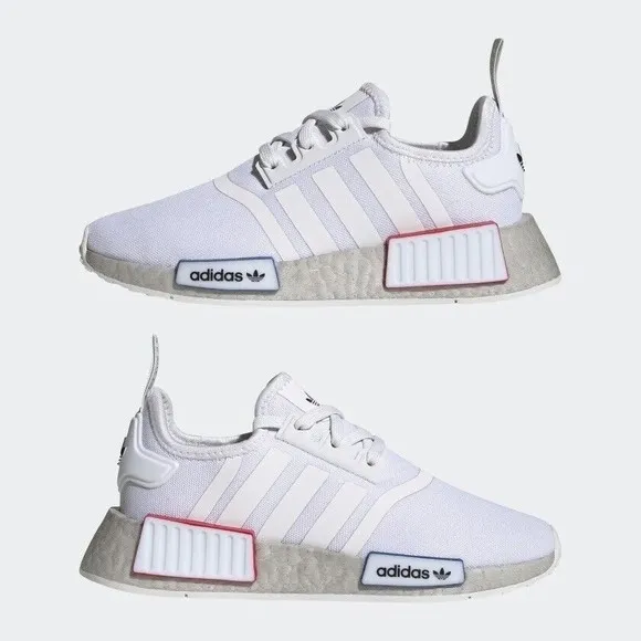 Adidas NMD R1 J Kid’s Shoes White GY4279 Size 4.5