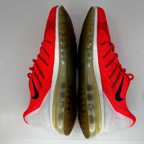 Nike Air Max Mens 698902-600 2015 Bright Neon Lace Up Size 11 Running Shoes